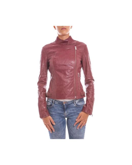 Armani Jeans Red Stilvolle jacke tel