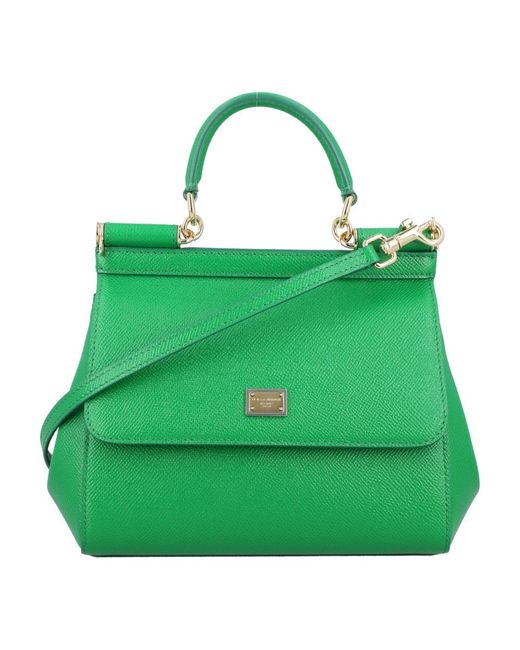 Dolce & Gabbana Green Shoulder Bags