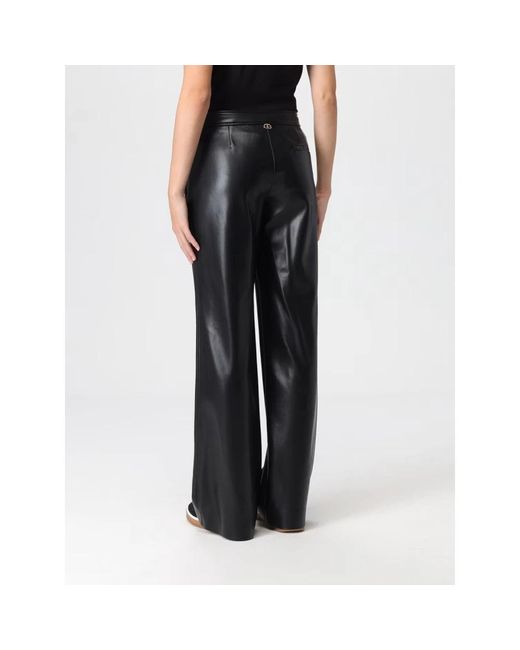 Twinset Black Wide Trousers