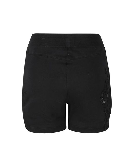 Ermanno Scervino Black Short Shorts