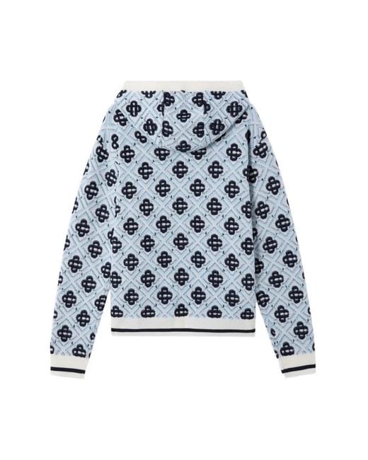 Casablanca Blue Zip-Throughs for men
