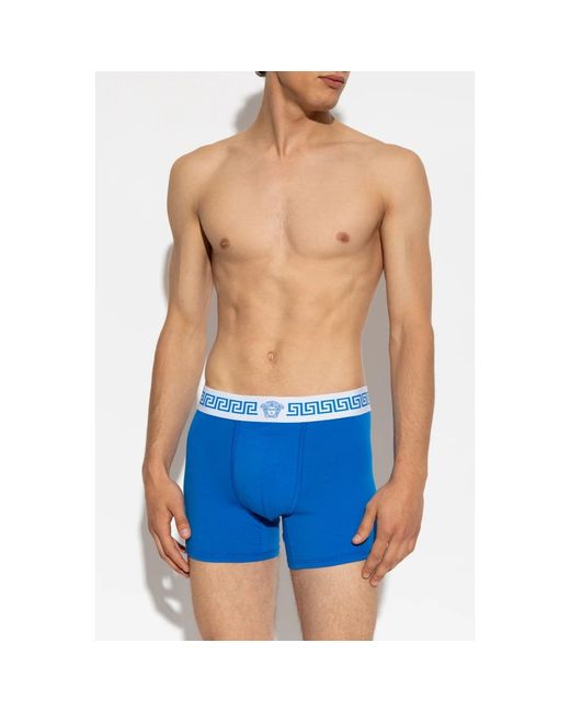Bottoms Versace de hombre de color Blue