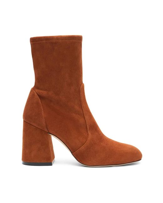 Stuart Weitzman Brown Heeled Boots
