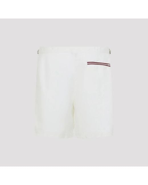 Brunello Cucinelli White Short Shorts for men
