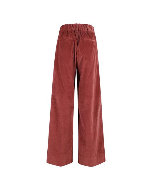 Myths Red Wide Trousers