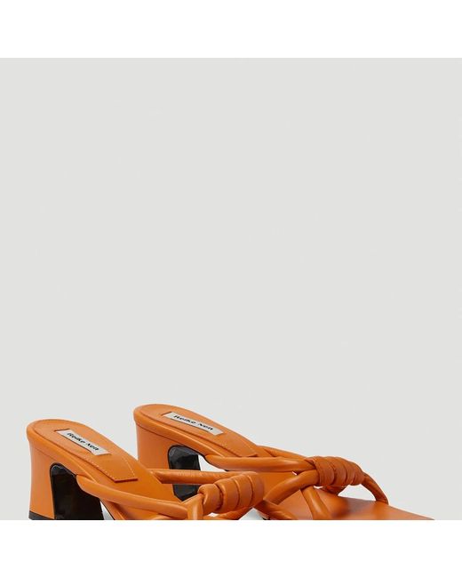 Reike Nen Brown Heeled Mules