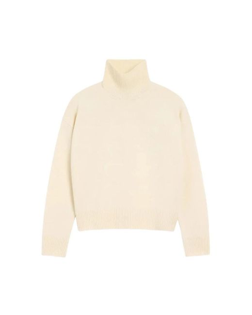 Turtlenecks AMI de color Natural