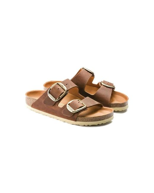 Birkenstock Brown Sliders