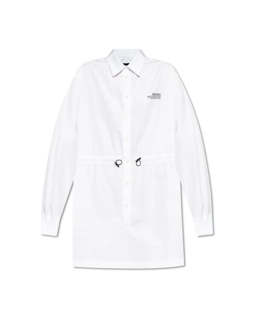 Shirt Dresses DSquared² de color White