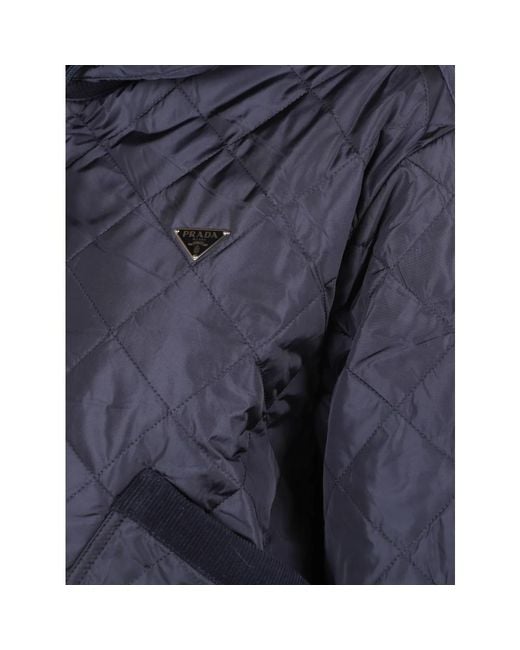 Winter Jackets Prada de color Blue