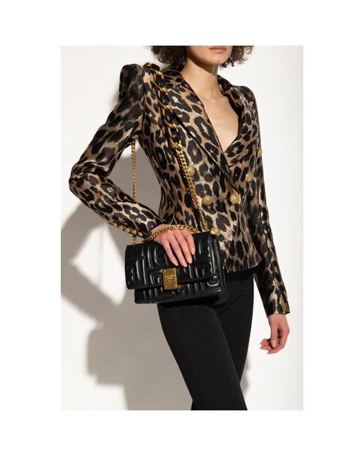 Balmain Gewatteerde Schoudertas in het Black