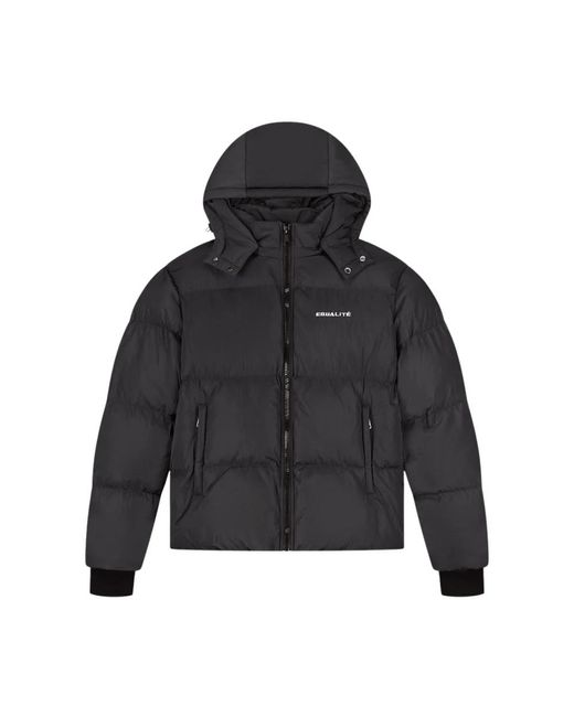Winter Jackets Equalite de hombre de color Black