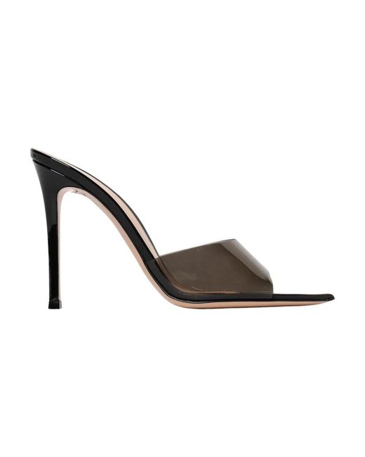 Gianvito Rossi Black Heeled Mules