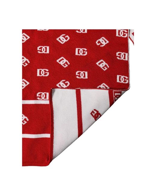 Dolce & Gabbana Red Scarves for men