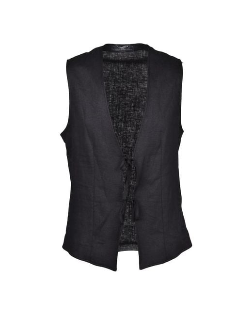 Vests di Daniele Alessandrini in Black da Uomo