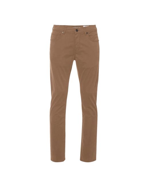 Baldessarini Brown Slim-Fit Trousers for men