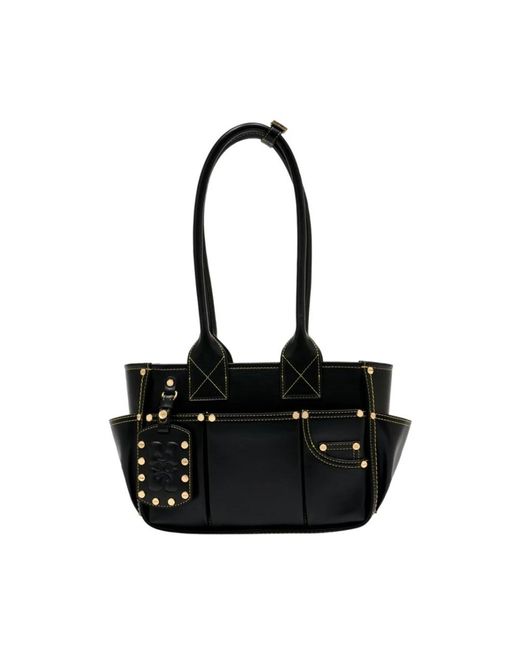 Ganni Black Shoulder Bags