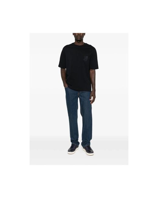 Emporio Armani Black T-Shirts for men
