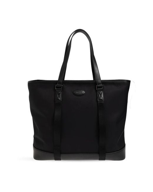 Tod's Tasche Mit 'Medium' Logo in Black für Herren