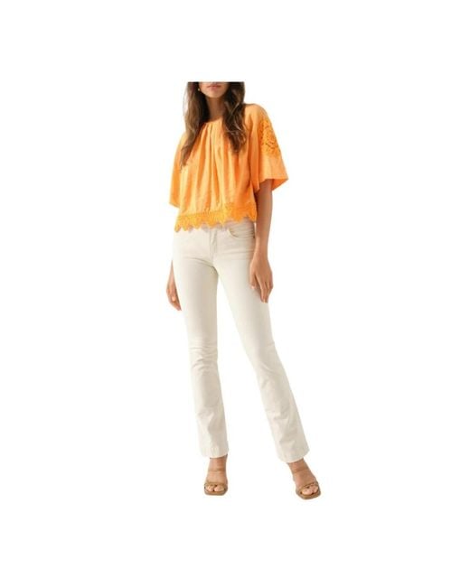 Salsa Jeans Orange Blouses