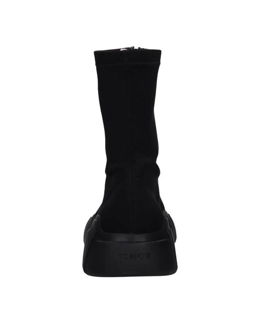 Vic Matié Black Ankle Boots