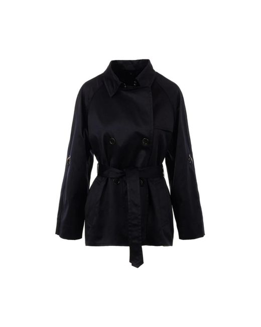 Fay Jassen ,Blauw ,Polyester Urban Trenchcoat in het Black