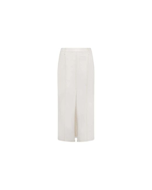 Midi Skirts di FABIENNE CHAPOT in White