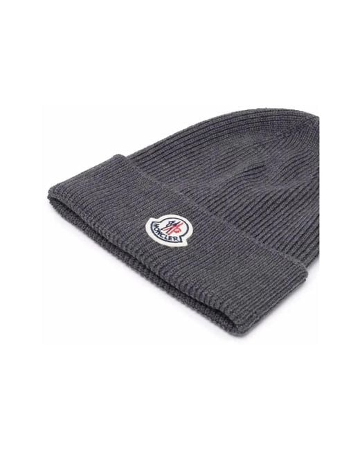 Moncler Gray Beanies for men