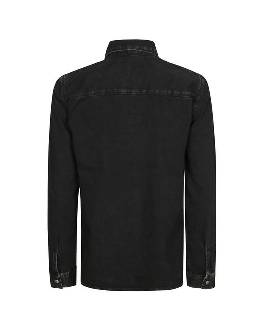 Denim Shirts DIESEL en coloris Black
