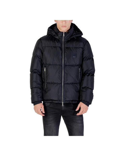 ARMANI EXCHANGE Blue Winter Jackets for men