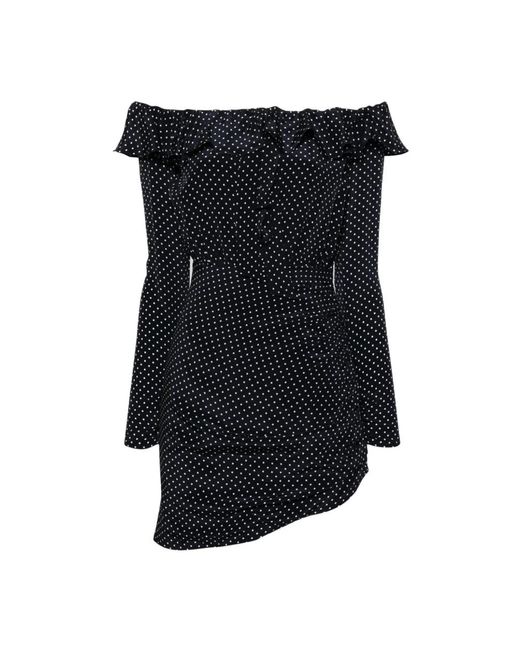 Alessandra Rich Black Short Dresses