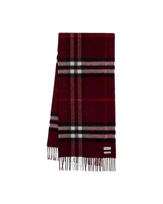 Burberry Red Winter Scarves
