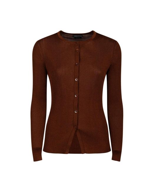 Tom Ford Brown Cardigans