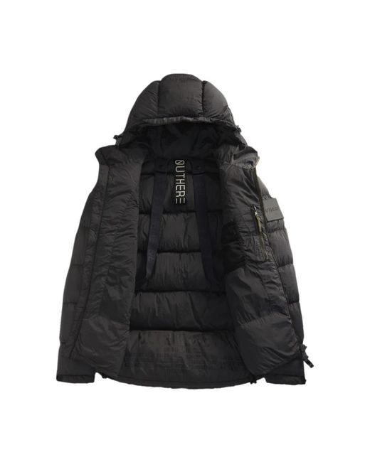 OUTHERE Black Winter Jackets for men