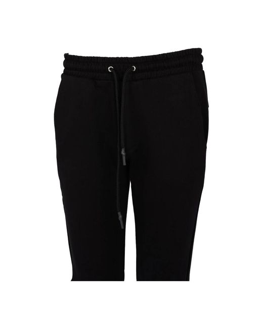 Les Hommes Broeken ,Zwart ,Elegante Slim Fit Broek in het Black voor heren
