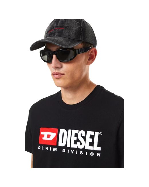 DIESEL T-shirt, klassischer stil in Black für Herren