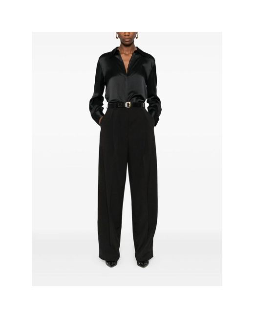 Thelatest Black Wide Trousers