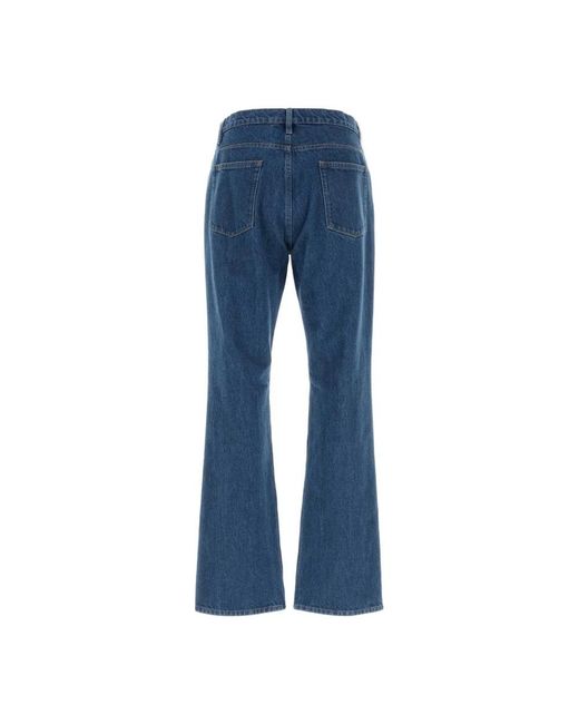 Jil Sander Blue Flared Jeans for men