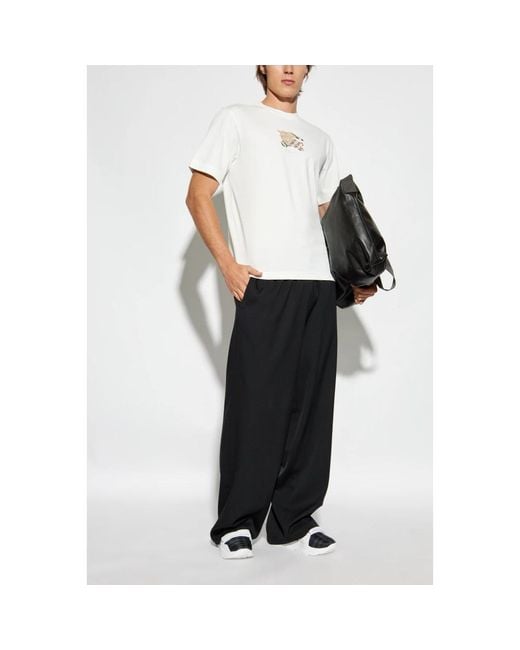 T-Shirts Burberry de hombre de color White