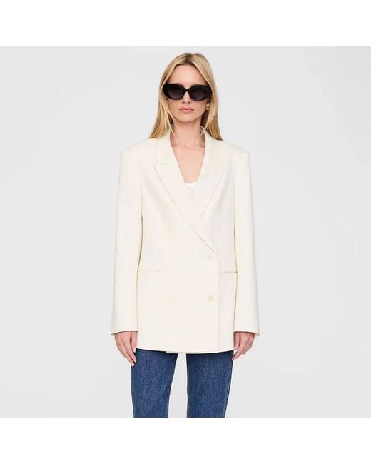 Anine Bing White Blazers