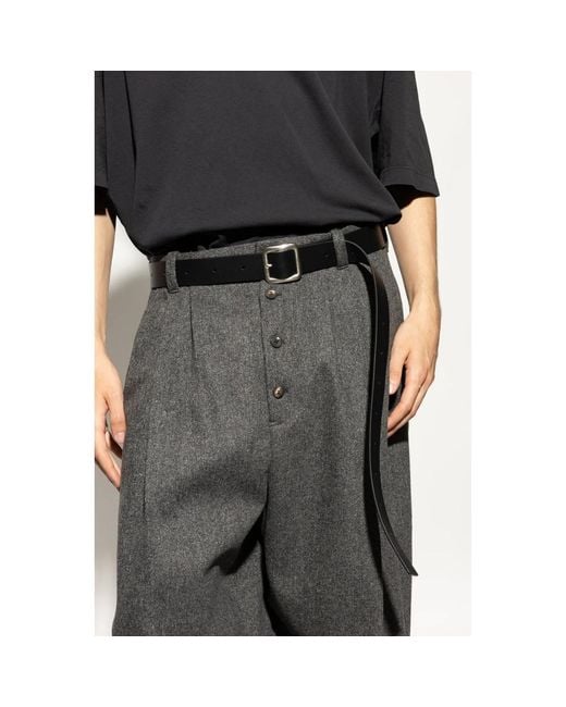 Jil Sander Ledergürtel in Black für Herren