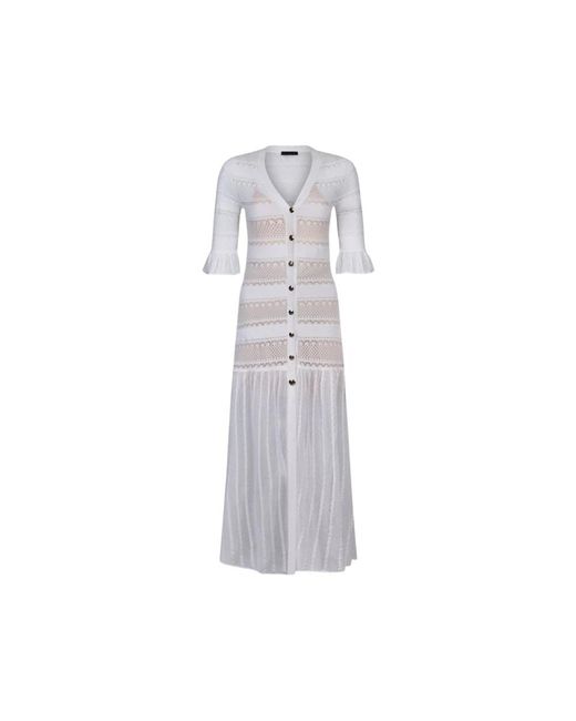 Liu Jo Gray Knitted Dresses