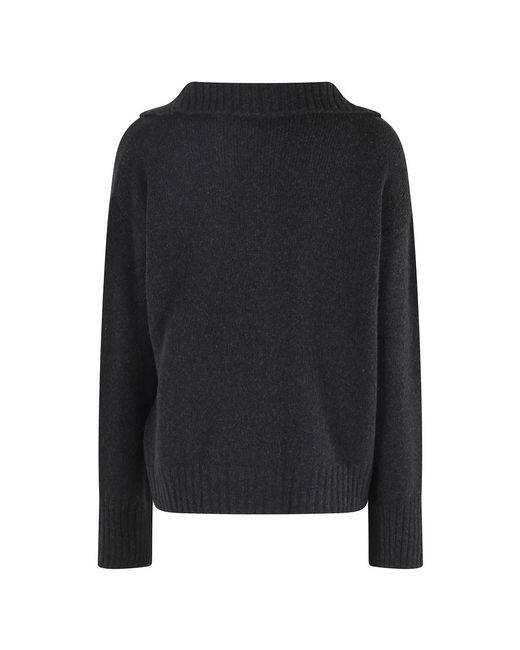 V-Neck Knitwear Roberto Collina en coloris Black