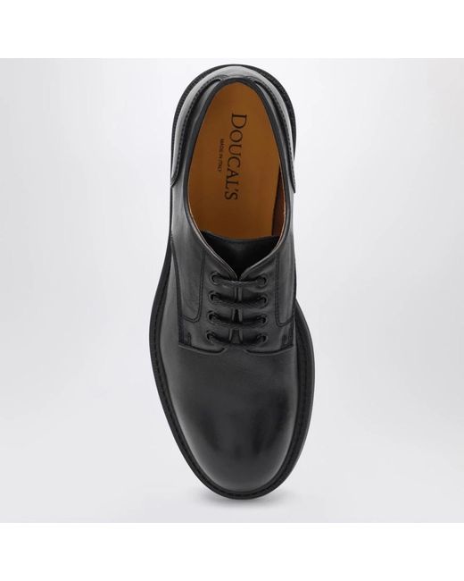Doucal's Black Business Shoes for men