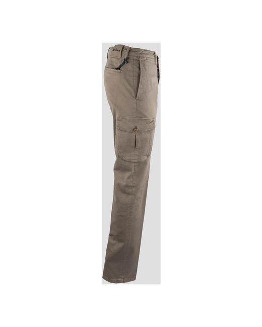 Kiton Cotton Ea Cargo Pant in het Gray voor heren