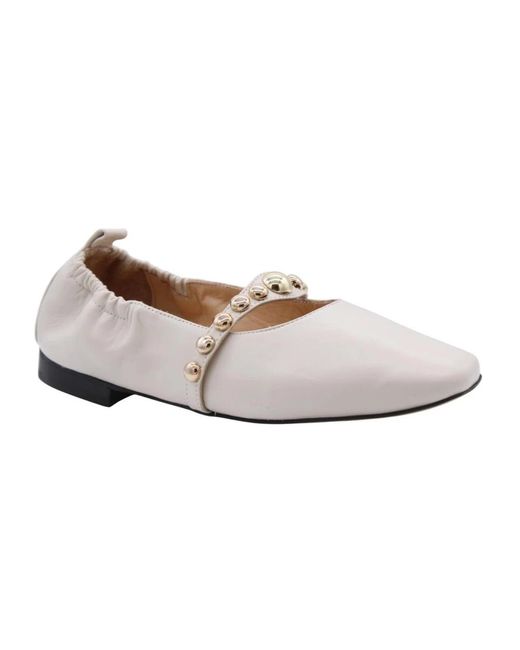 Babouche White Ballerina Shoes