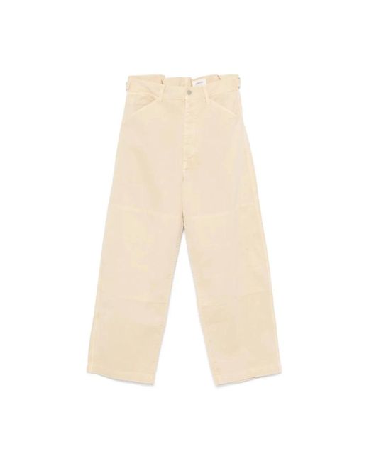 Lemaire Chinos in het Natural voor heren