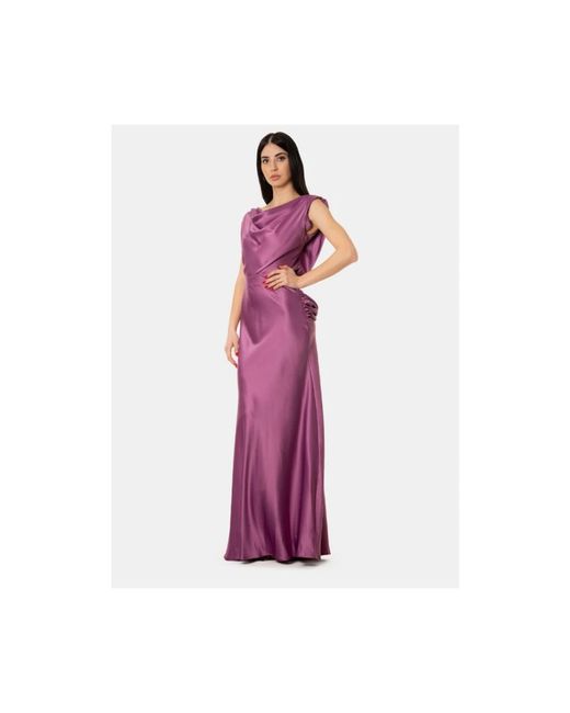 ACTUALEE Abito Elegante in het Purple