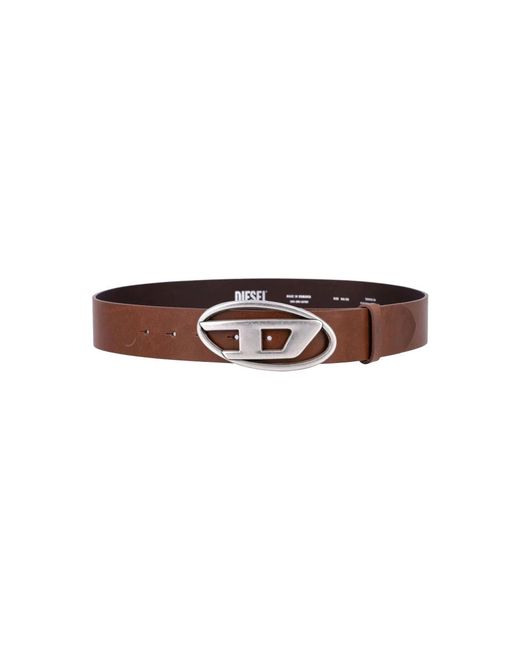DIESEL Brown Belts for men