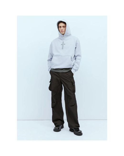 Hoodies Ice & Techno de hombre de color Blue